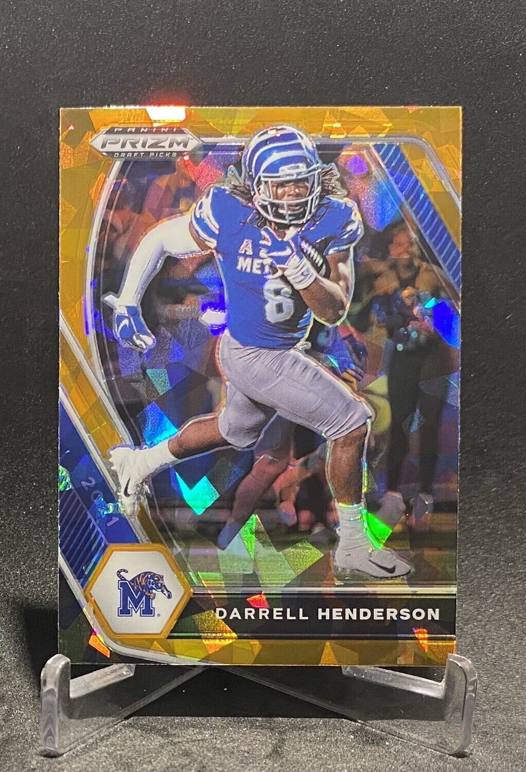 2021 Prizm Draft Picks Darrell Henderson Orange Ice