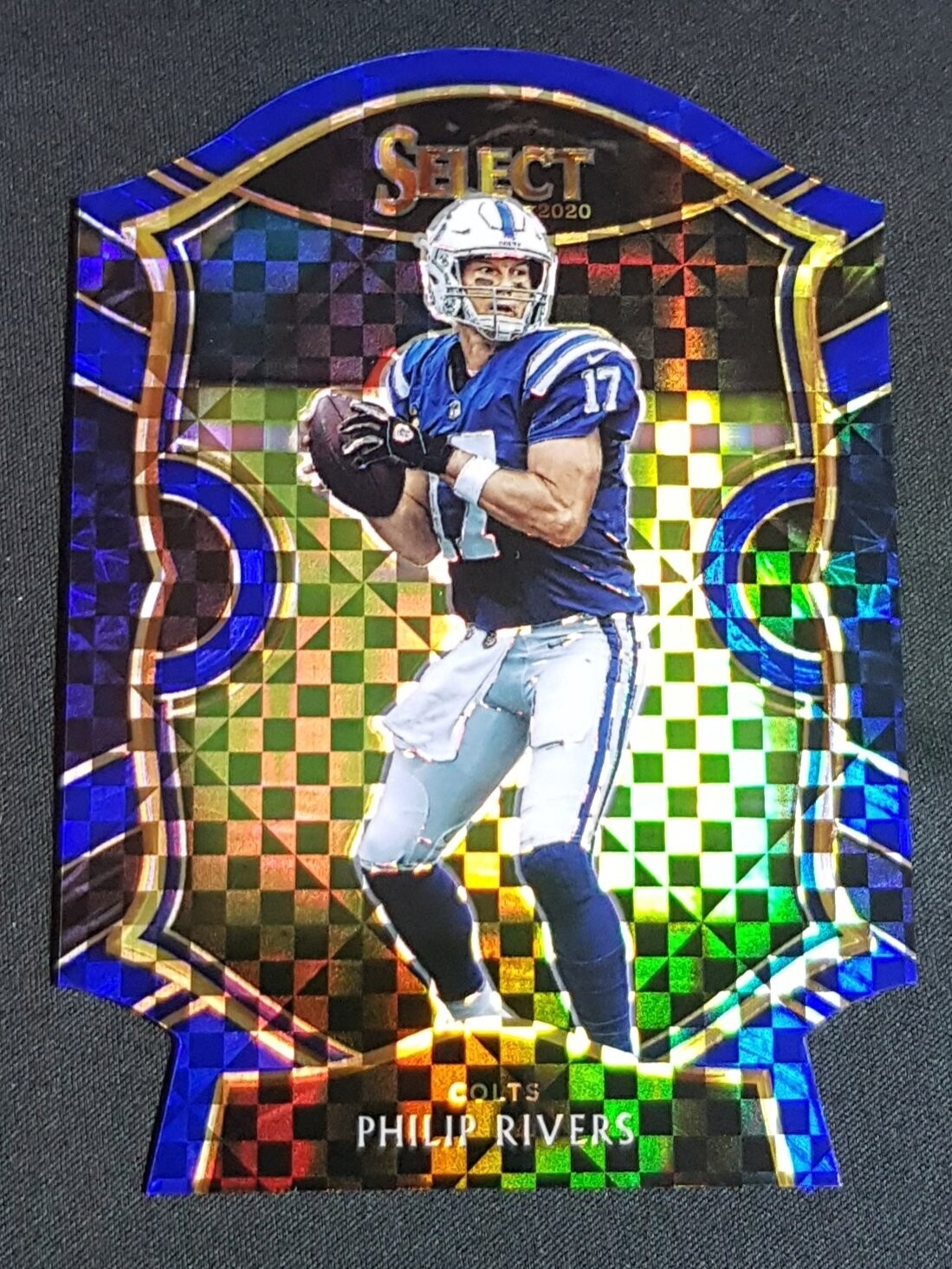 2020 Select Phillip Rivers Concourse level Die Cut Blue