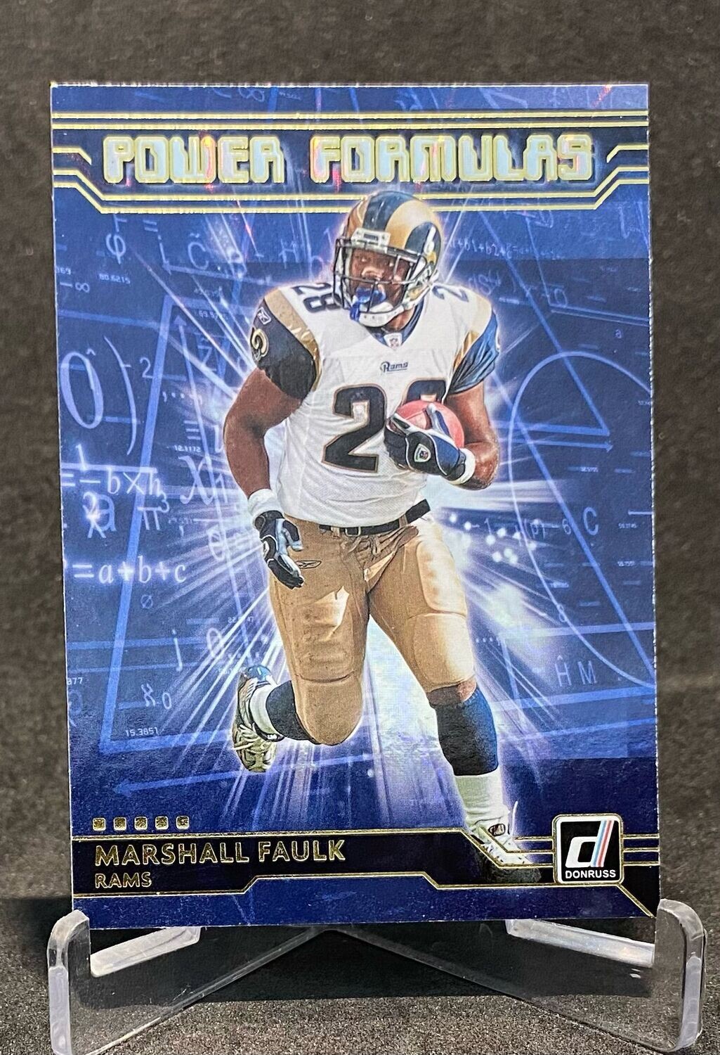 2020 Donruss Marshall Faulk Power Formulas