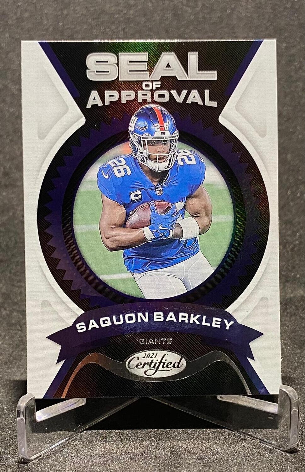 2021 Certified Saquon Barkley  Seal of Approval