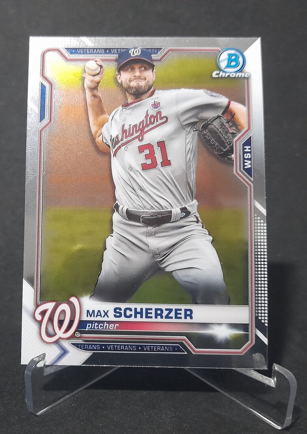 2021 Bowman Chrome Max Scherzer