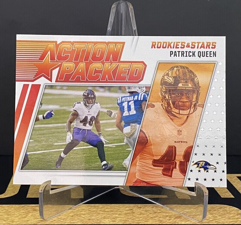 2021 Rookies and Stars Patrick Queen Action Packed