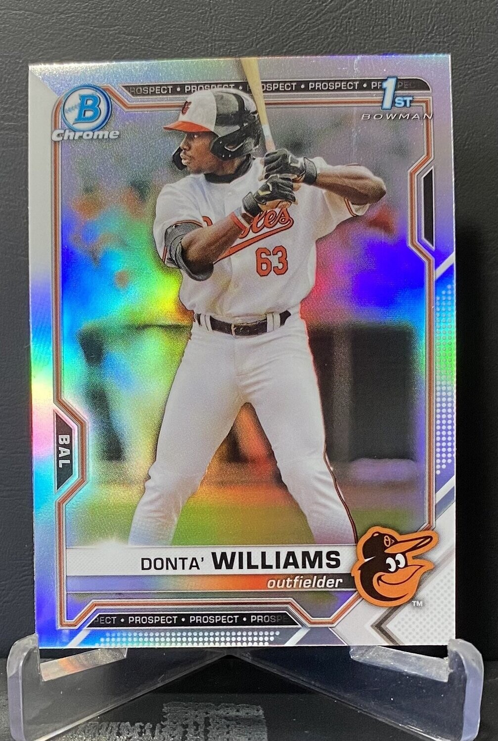 2021 Bowman Draft Chrome Dont´a Williams Refractor