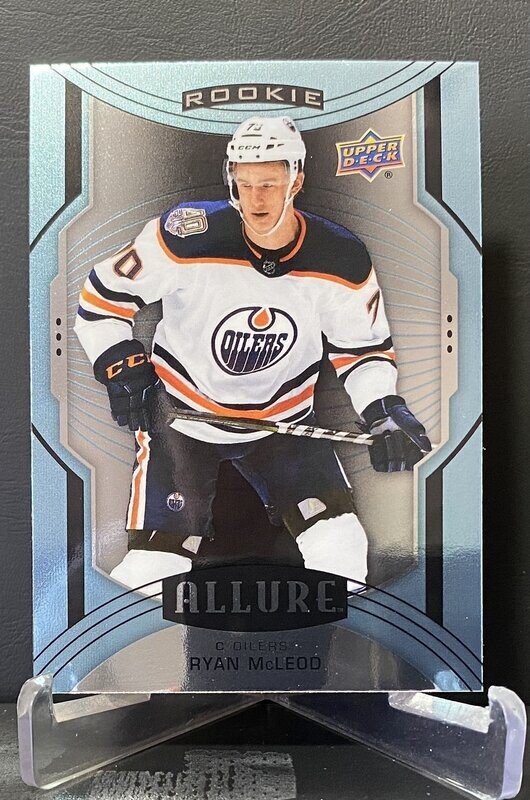 2020-21 Upper Deck Allure Ryan Mcleod Double Rainbow