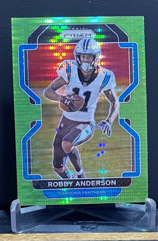 2021 Prizm  Robby Anderson Green Pulsar