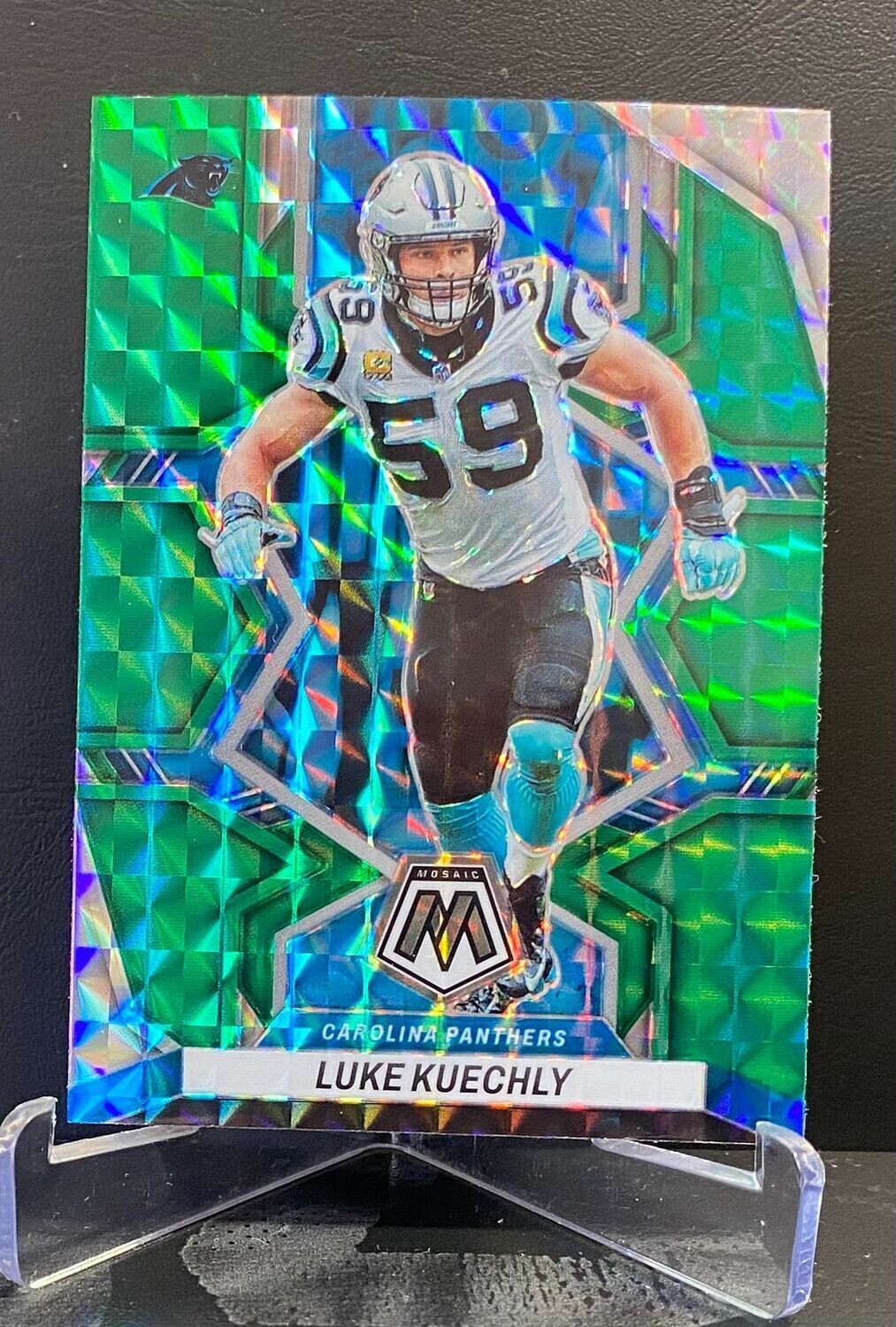 2022 Mosaic Luke Kuechly Green Mosaic