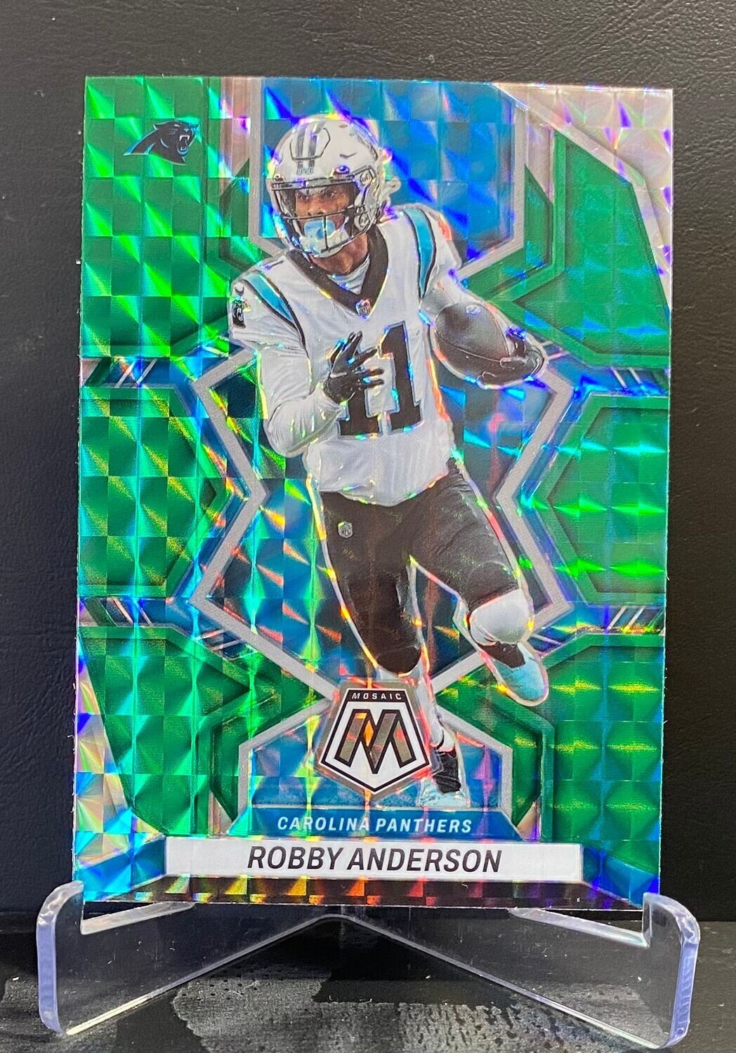 2022 Mosaic Robby Anderson Green Mosaic