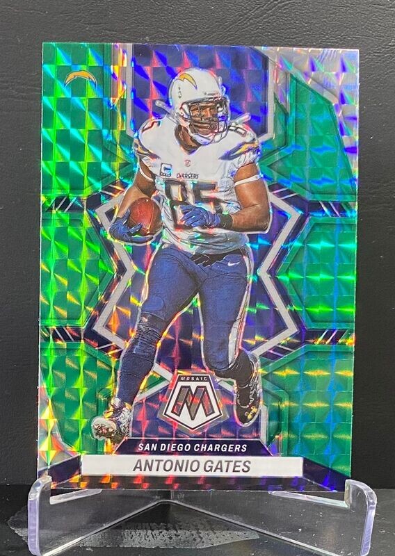 2022 Mosaic Antonio Gates Green Mosaic