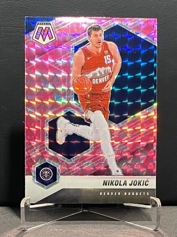 2020-21 Mosaic Nikola Jokic Pink Camo