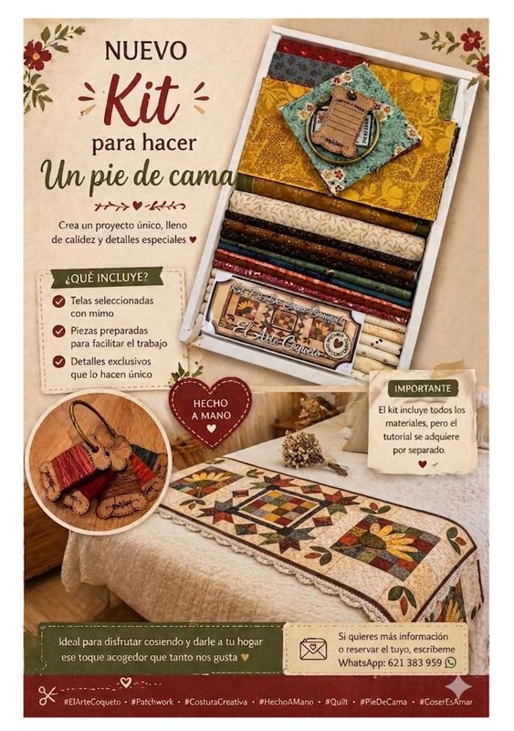 Kit  Pie De Cama "Bouquet"