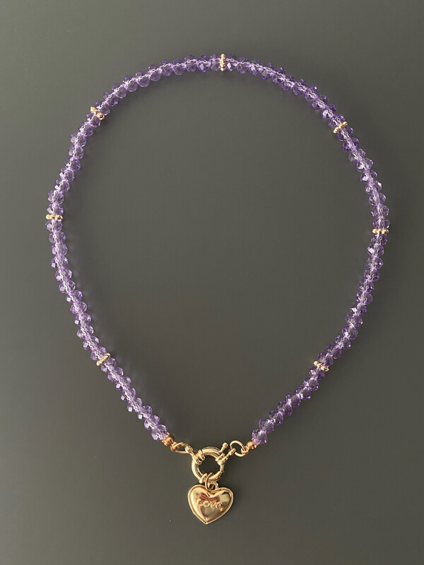 Collana Love lilla