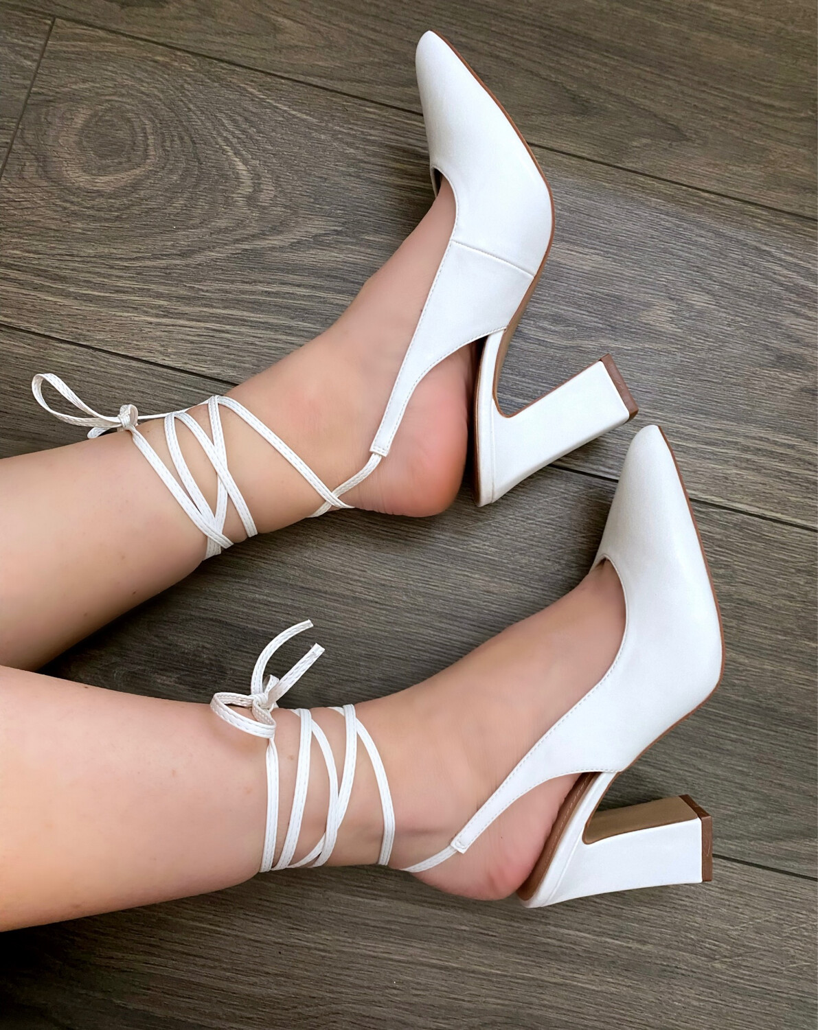 LOREN - Decollete bianco