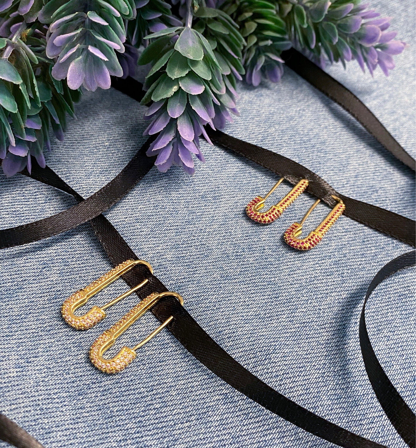 Orecchini spilla , Colore: Gold