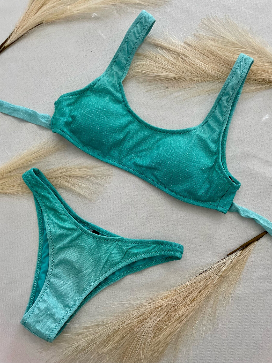 Costume Aly verde acqua