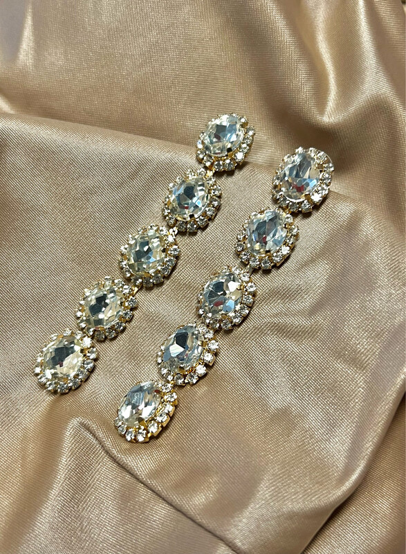 Orecchini lunghi oro