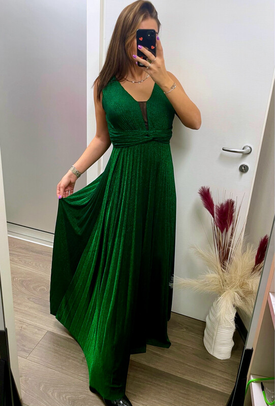 Abito cerimonia verde