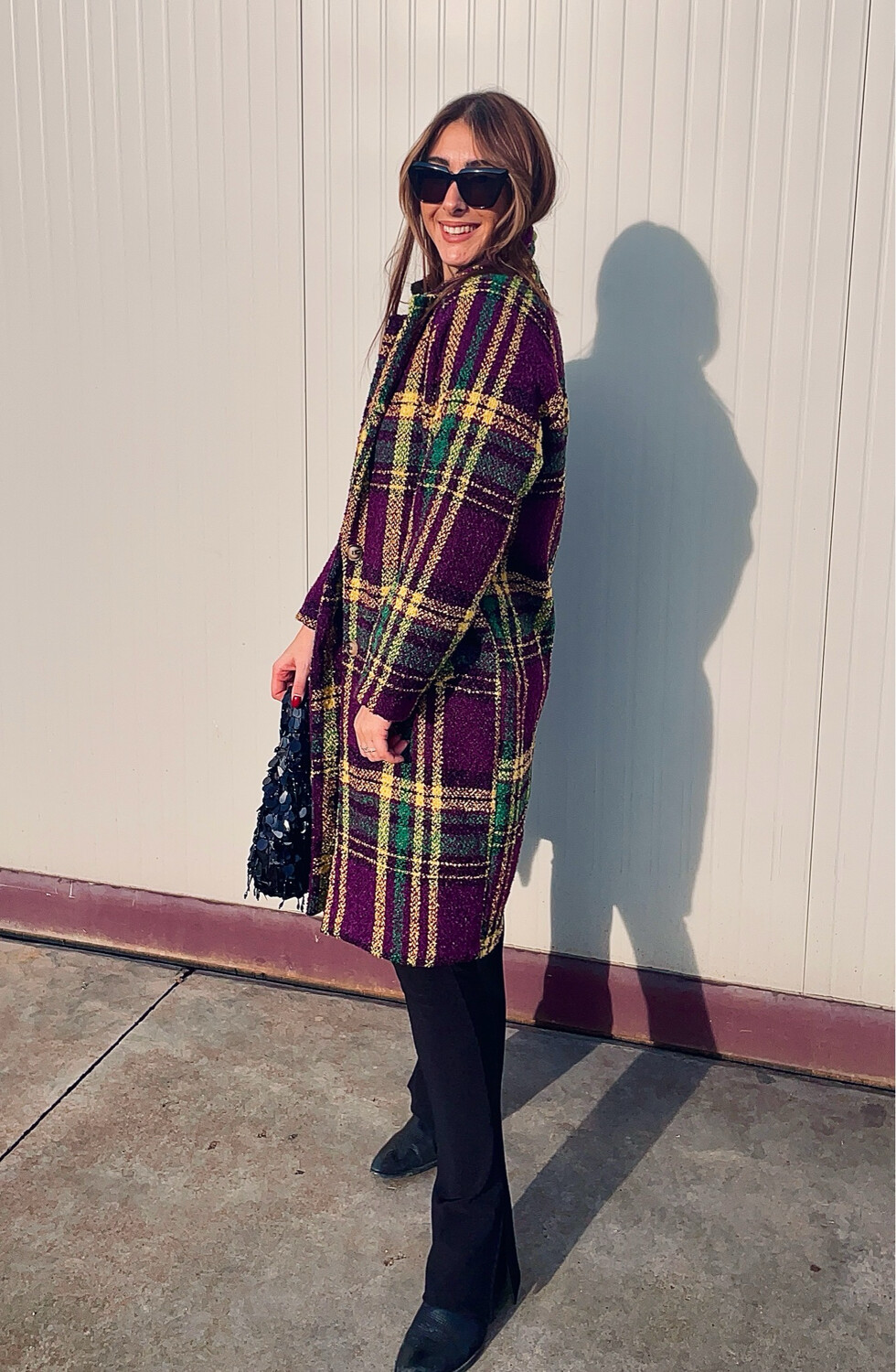 Cappotto Viola