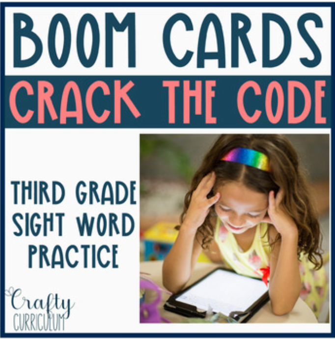 Digital 3rd Grade Crack the Code Sight Words