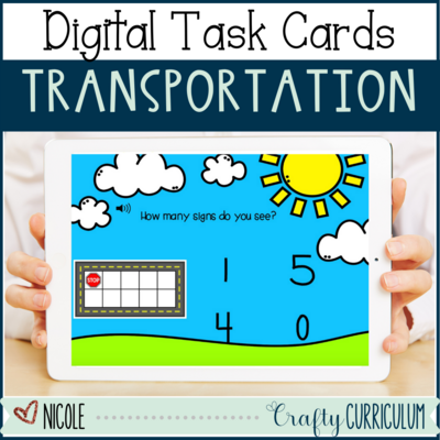 Transportation Digital Task Card Activities