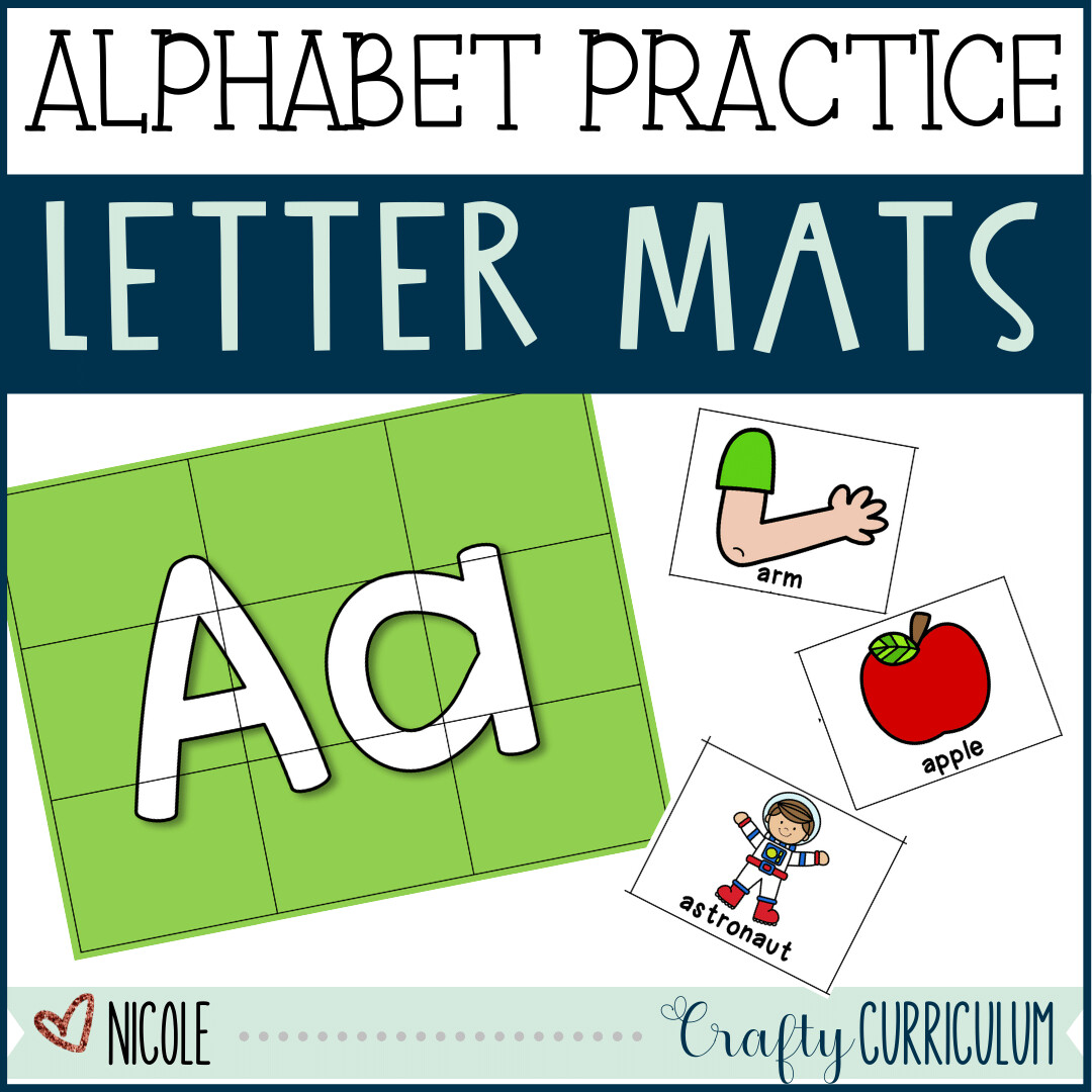 Alphabet Cards, Beginning Sounds Hands-on Activity