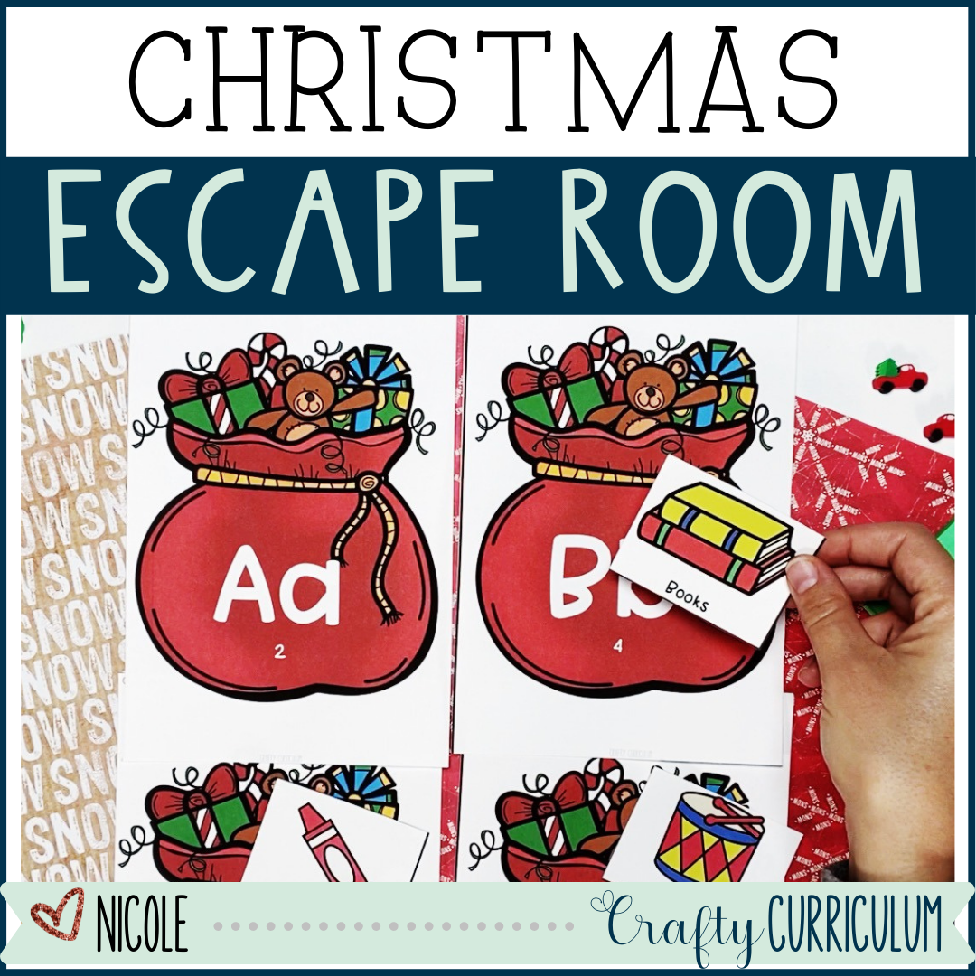 Christmas Escape Room for Toddlers and Preschoolers