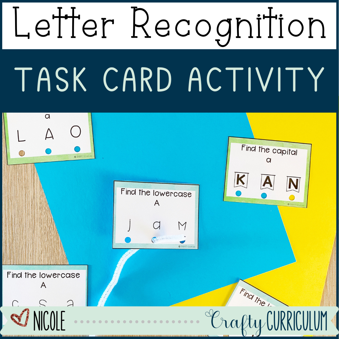 Letter Recognition Activities Matching Capital and Lowercase