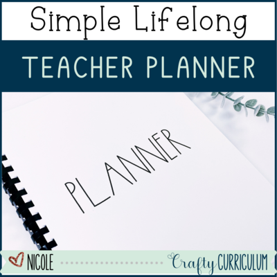 Simple Undated Teacher Planner