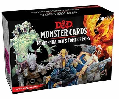 D&D Monster Cards - Mordenkainen's Tome Of Foes