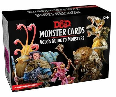 D&D Monster Cards - Volo's Guide To Monsters