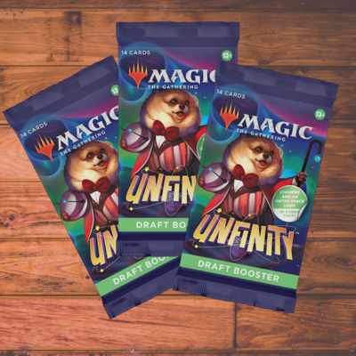 Unfinity Draft Booster packs (set of 3)