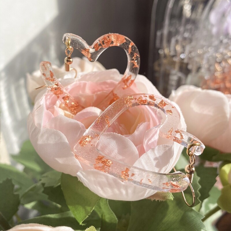 rosy earrings
