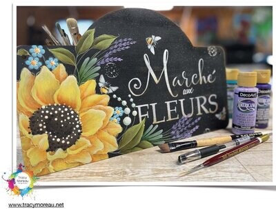 Marche Aux Fleurs Acrylic Project ePacket – Tracy Moreau