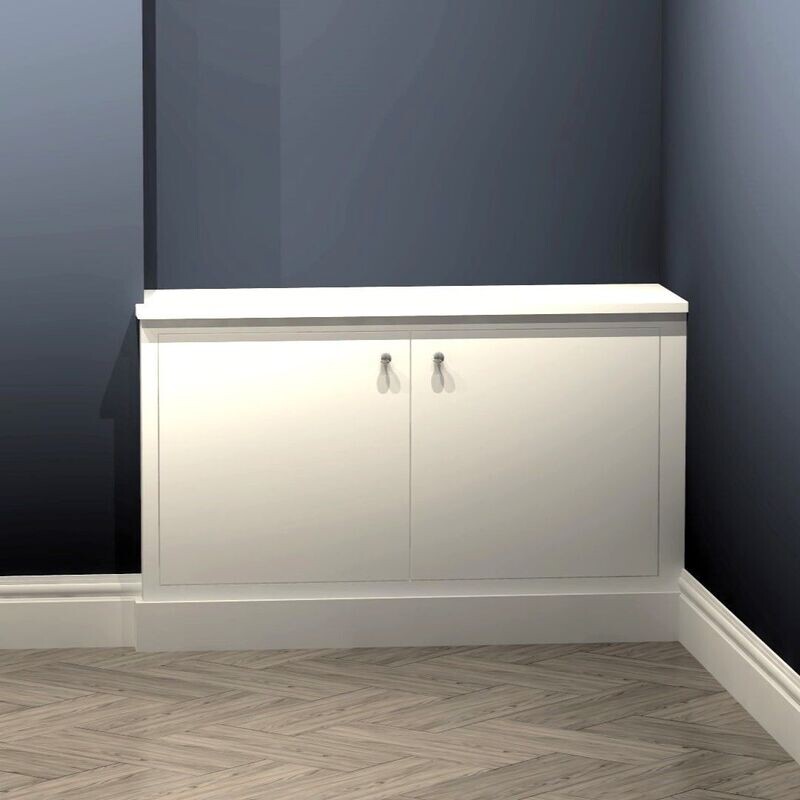Slab in frame with simple skirting