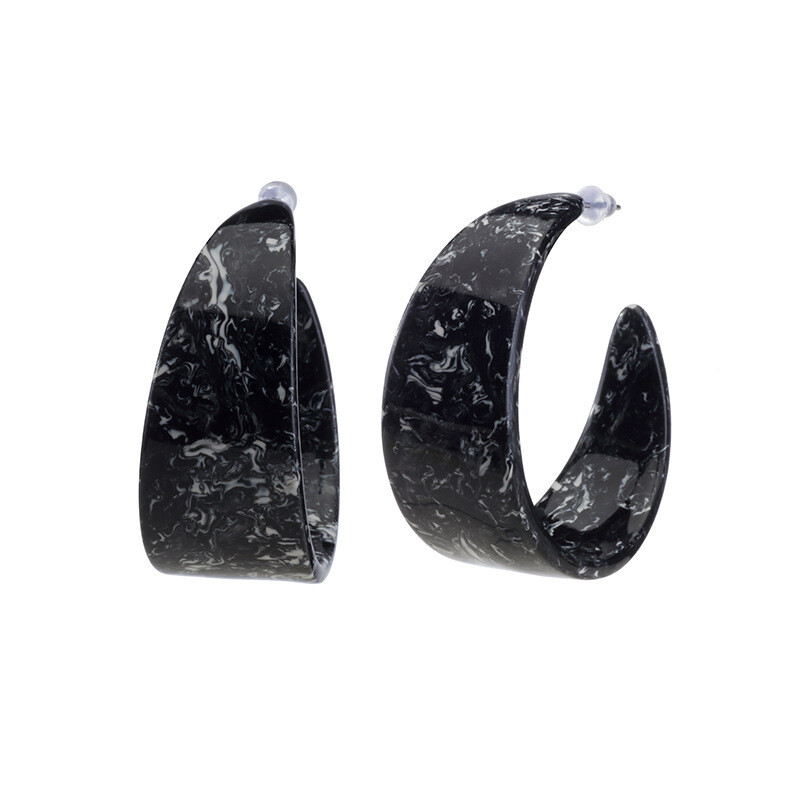 Vixen Hoops -  Black Onyx