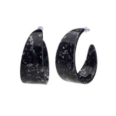 Vixen Hoops -  Black Onyx