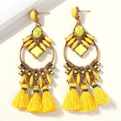 Bohemian ​ Rhapsody Earrings - Bumblebee