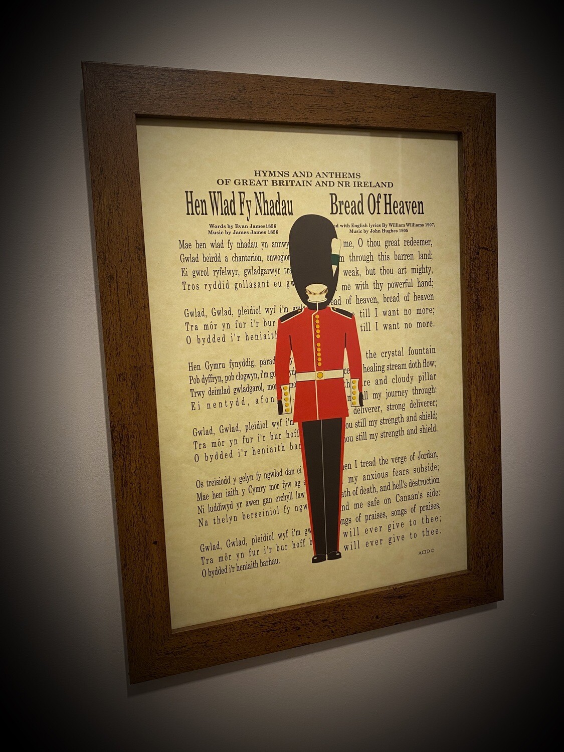 The Welsh Guards Framed Art