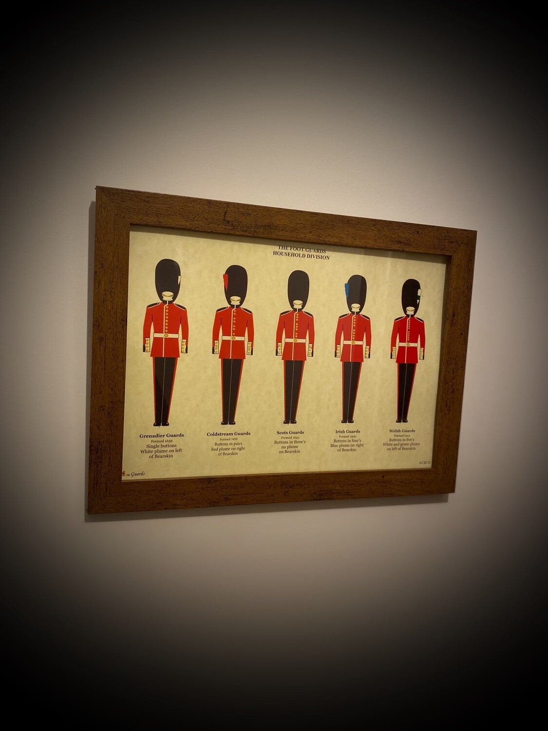 Her Majesty's Guards: The Five Division of Foot Framed Art
