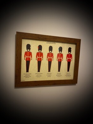 Her Majesty's Guards: The Five Division of Foot Framed Art