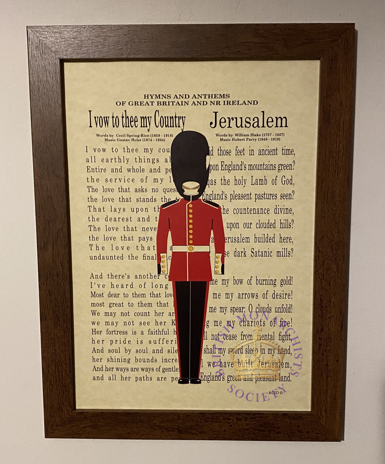 The Grenadier Guards: Hymns & Anthems Framed Art