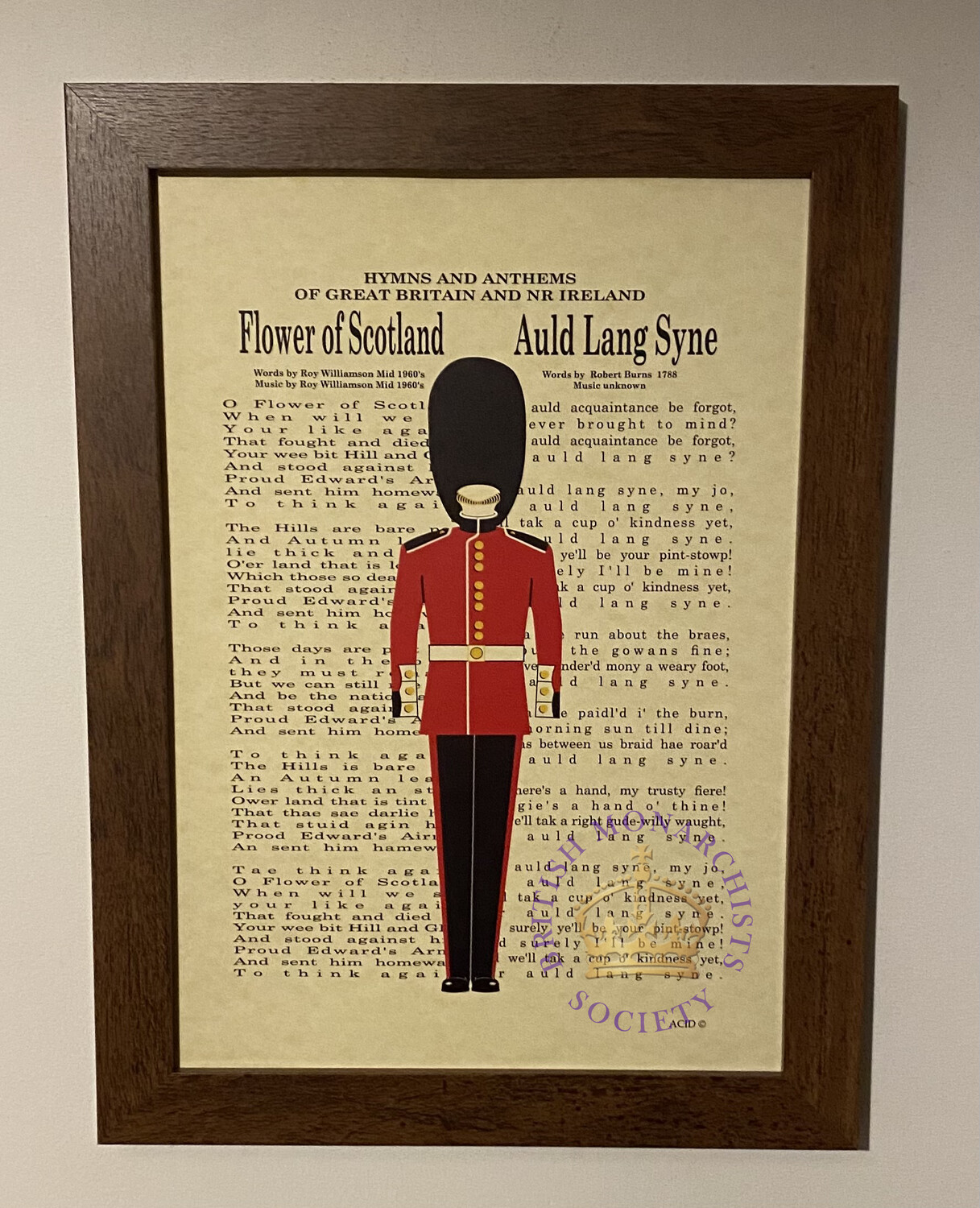 The Scots Guards: Hymns & Anthems Framed Art