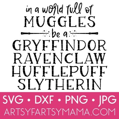 Muggle Hogwarts House Muggle Hogwarts House