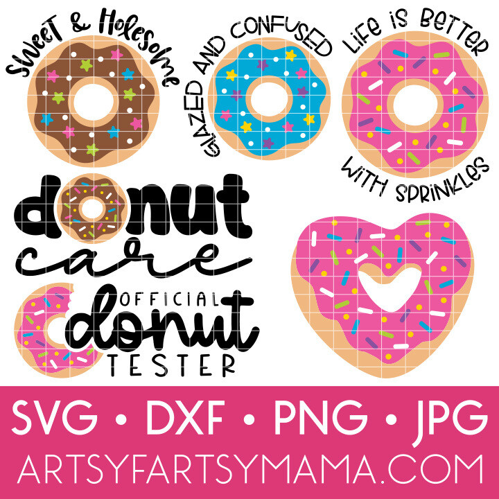 Artsy-Fartsy Mama Shop Donut Cut File Bundle