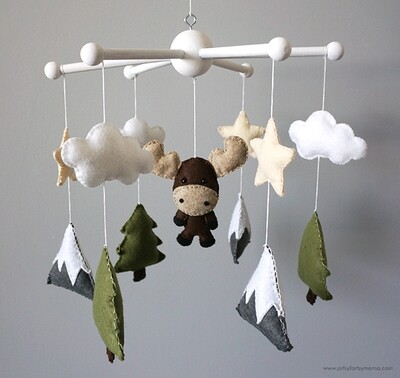 Woodland Baby Mobile Pattern Woodland Baby Mobile Pattern