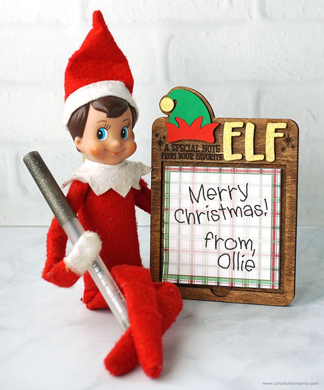 Elf Sticky Note Holder