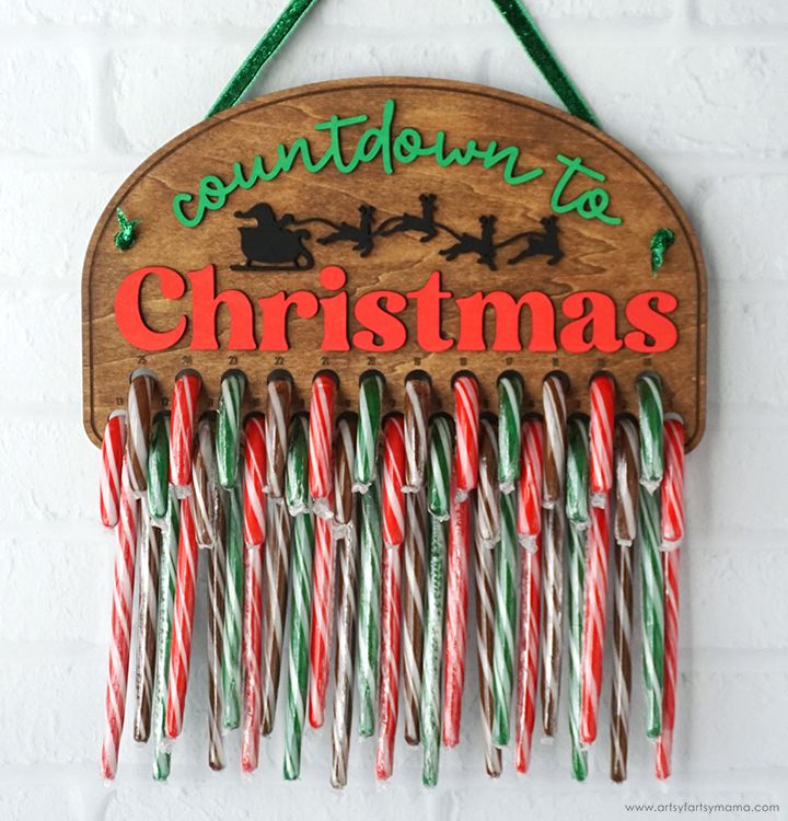 Candy Cane Christmas Countdown