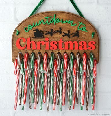 Candy Cane Christmas Countdown