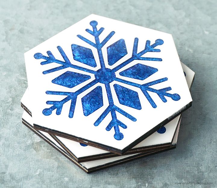 Snowflake Coaster