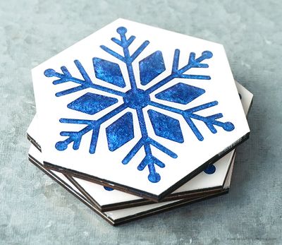 Snowflake Coaster