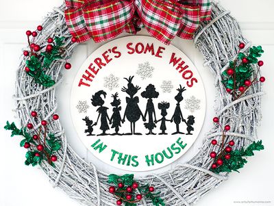 Christmas "There's Some Whos in This House"